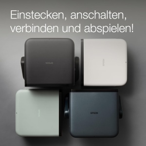 Proiector laser portabil Epson EpiqVision EF-22B Full HD 150 inch Google TV Bluetooth Negru - Img 9