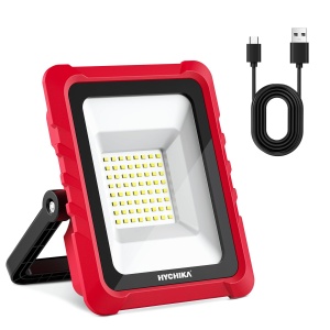 Proiector LED portabil HYCHIKA, 20W, 2000 lumeni, 6500K, IP65, cu acumulator 4400mAh