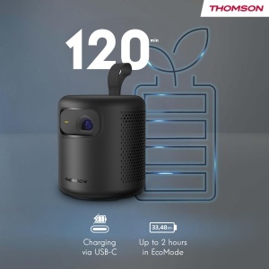 Proiector portabil Thomson Vega PG35B Full HD cu Google TV si acumulator - Img 7