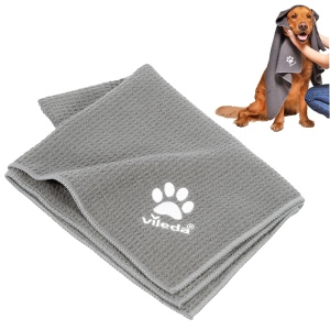 Prosop pentru animale Vileda Pet Pro XL Microfibra 65x100 cm Gri