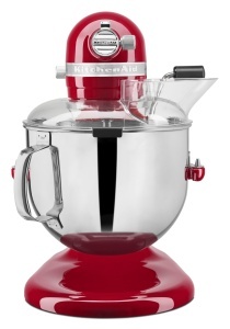 Protectie anti-stropi pentru mixer KitchenAid 5KSMBLPS, cu palnie inclinata, din plastic - Img 5