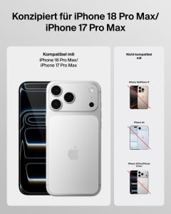 Protectie Display TemperedGlass Belkin pentru iPhone 18 Pro Max17 Pro Max, 2 bucati - Img 2