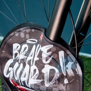 Protectie pentru frane de bicicleta Errecom, cu sac pentru reziduuri, neopren - Img 9