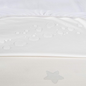 Protectie saltea roba Safe Asleep 40x90 cm - Impermeabila si respirabila certificata OEKO-TEX Alb - Img 5