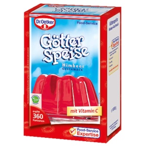 Pudra de Desert Dr. Oetker Gotterspeise cu Gust de Zmeura, 1 kg