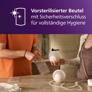 Pungi pentru lapte matern Philips Avent SCF60350, 180 ml, 50 buc, BPA-free - Img 4