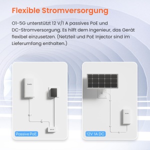 Punte WLAN Tenda O1-5G Exterior, 867 Mbits, 1 km, 2 bucati - Img 5