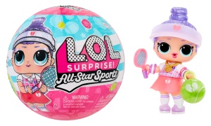 Pupa de colectie L.O.L. Surprise All-Star Sports - 1 figura, 12 modele de colectie, roz - Img 1