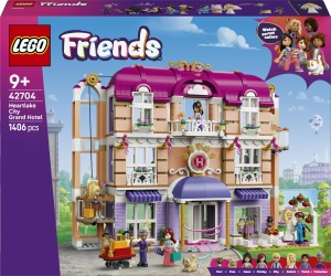 Puppenshaus LEGO Friends Grand Hotel Heartlake City 42704, 1406 piese, 6 figurine