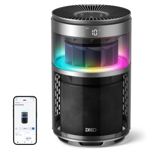 Purificator de aer DREO 530S, CADR 221 mh, pentru camere de pana la 45 m