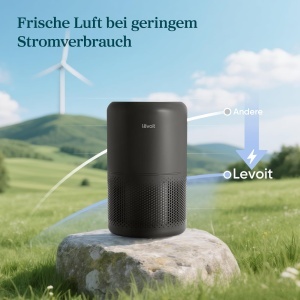 Purificator de aer Levoit cu filtru HEPA, CADR 258mh, pentru spatii de pana la 54mp, Negru - Img 8
