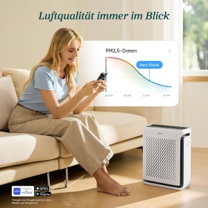Purificator de aer LEVOIT Vital 100S, CADR 243 mh, pentru spatii de pana la 52 m - Img 2