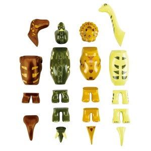 Puzzle Magnet Dinosauri Theo Klein cu 4 Figurine pentru Copii de la 1 An - Img 6