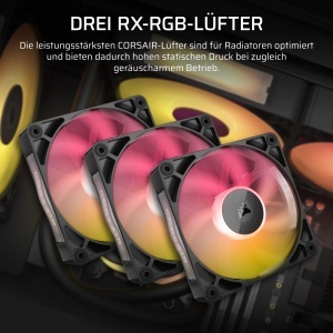 Racitor CPU CORSAIR iCUE LINK TITAN 360 RX RGB, 360mm, Negru - Img 3