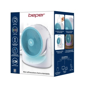 Racitor de aer Beper P206RAF202 cu USB, 3 viteze, LED - Img 8