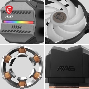 Racitor de procesor MSI MAG CORELIQUID M360, 360mm, ARGB, compatibil AMD si Intel - Img 4