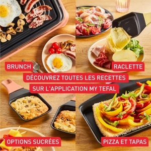 Racleta multifunctionala Tefal RE650J10, 1450W, 8 persoane, XL si standard - Img 4