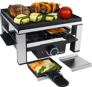Raclette Steba RC 104 cu Gratar Antiaderent, 25x25 cm, 4 Persoane - Img 2