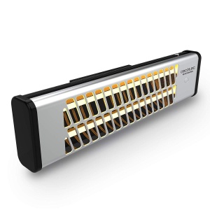 Radiator cu ecran plat montat pe perete Cecotec din cuart Ready Warm 7000 Quartz Bath 1200W 2 trepte potrivit pentru baie grile de siguranta protectie - Img 4