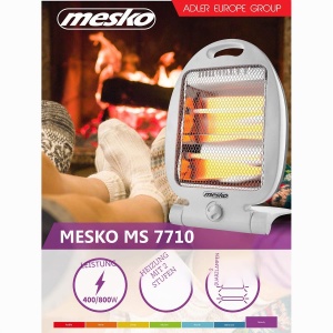 Radiator cu infrarosu Mesko MS7710, 800W, portabil, cu 2 trepte de putere - Img 7