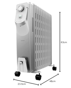Radiator electric Cecotec ReadyWarm 11000 Space 360o 2500 W alb 11 module - Img 9
