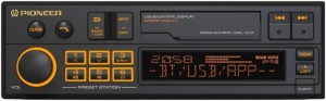 Radio auto 1-DIN Pioneer SXT-C10PS cu Bluetooth, DAB, USB si design retro - Img 2