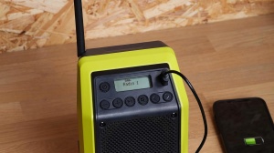 Radio Bluetooth RYOBI RRDAB18-0, 18V, 10W, DAB, NegruVerde - Img 3