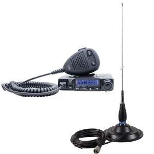 Radio CB PNI Escort HP 6500 ASQ cu antena ML145 si magnet, 4W