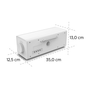 Radio digital DR2002 FMDABDAB Bluetooth stereo alb - Img 5