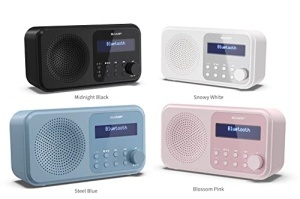 Radio digital portabil SHARP DR-P420 Blossom Pink Bluetooth 50 DABFM Dual Alarm - Img 2