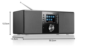 Radio digital stereo Karcher DAB 7000i Bluetooth Internetradio Negru - Img 12