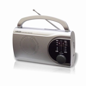 Radio portabil HAEGER Surround AMFM cu antena telescopica si maner retractabil