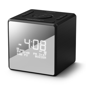 Radioul cu ceas Philips TAR465010, DABFM, afisaj LCD, USB-C, functie duala alarma