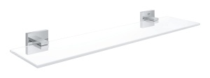 Raft de baie GROHE Start Cube, 380 mm, sticla, crom, montare fara gaurire