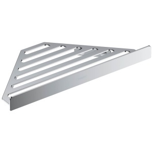 Raft de dus hansgrohe AddStoris, metal, crom, montare pe colt