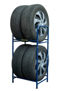 Raft pentru anvelope Goodyear, 4 anvelope, inaltime ajustabila, capacitate 120 kg