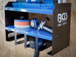 Raft pentru Unelte BGS 70332 cu 2 Ablaje, 4 Suporti, Capacitate 30 kg - Img 6