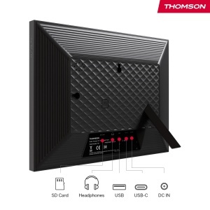 Rama foto digitala Thomson 10, touchscreen HD, 32 GB, Wi-Fi, negrualb - Img 4