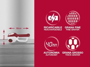 Rasa electrica Beper 90.071, wireless, galbenalb, autonomie 40 minute - Img 2
