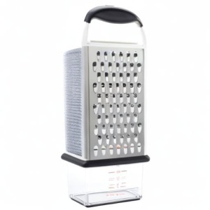 Rasatoare multifunctionala OXO Good Grips 4-in-1 din otel inoxidabil cu recipient colector - Img 8