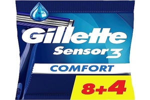 Rasitor de unica folosinta Gillette Sensor3 Comfort, 12 utilizari, 3 lame