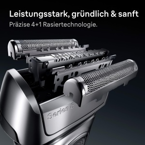 Rasitor Electric Braun Series 8, 8617s, Argintiu, 60 min autonomie - Img 4
