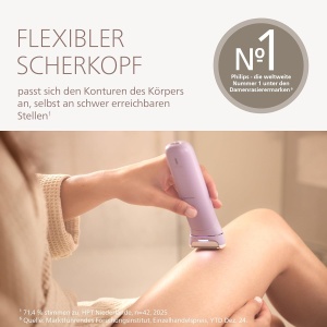 Rasitor electric pentru femei Philips Lady Shaver Series 8000, 100 min autonomie, 3 lame - Img 2