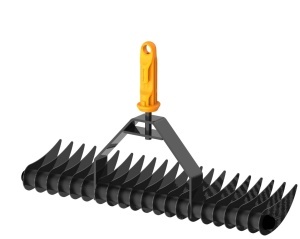 Rasnita de gazon Fiskars OneClick, 870 g, otel carbon, negruportocalie