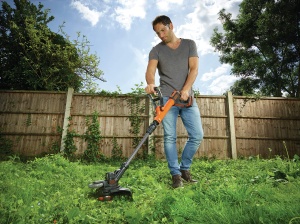 Rasnita de iarba BLACKDECKER STC1820EPC, 18V, 2.0Ah, 28 cm - Img 5