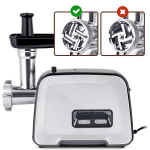 Rasnita electrica Berdsen 1200W cu accesorii, argintie - Img 7
