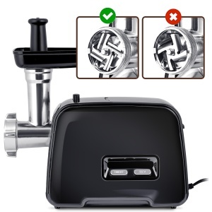 Rasnita electrica Berdsen 4501200W cu accesorii, neagra - Img 7