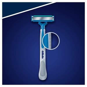 Rasoi de unica folosinta Gillette Blue 3 Simple pentru barbati, 8 bucati, cu 3 lame - Img 6