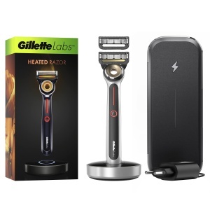 Rasoir Beheat Gillette Labs, 2 lame, incalzire, statie magnetica