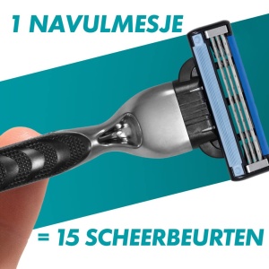 Rasoir cu lama Gillette Mach3, 8 unitati, protectie pentru piele - Img 5